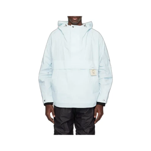 Logo-Patch Hooded Raincoat