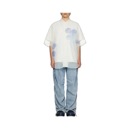 Printed Sheer Shirt