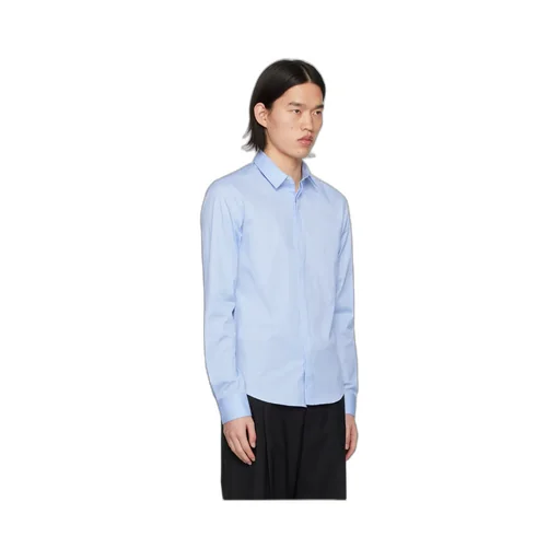 Long-Sleeved Lapel Shirt