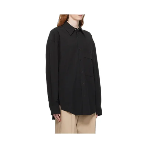 Lapel Long-Sleeved Shirt