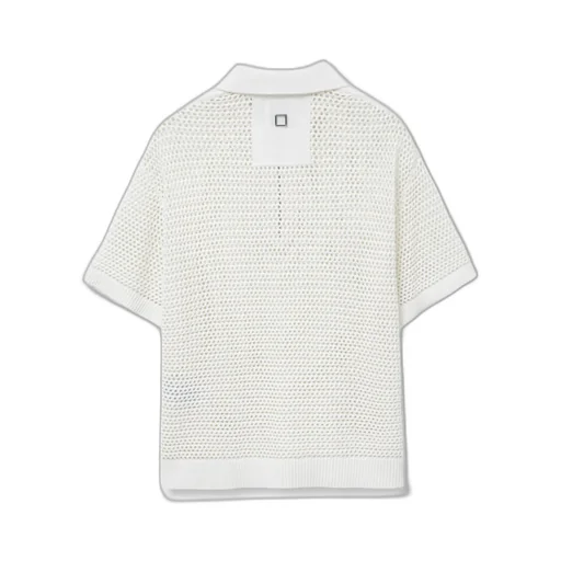 Mesh Short-Sleeved Sweater