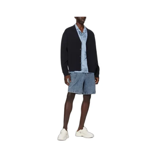 Y-Neck Knitted Cardigan