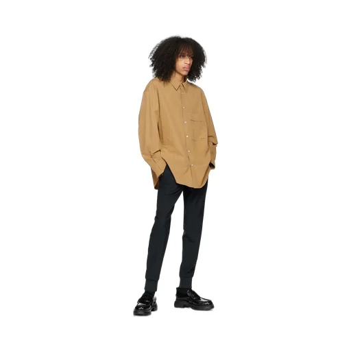 Lapel Long-Sleeved Shirt