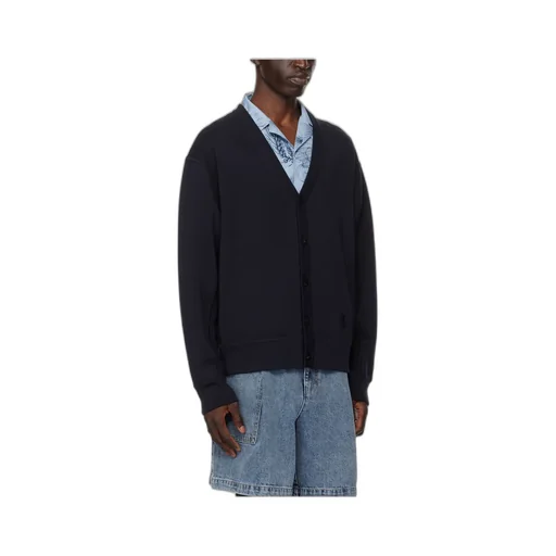 Y-Neck Knitted Cardigan