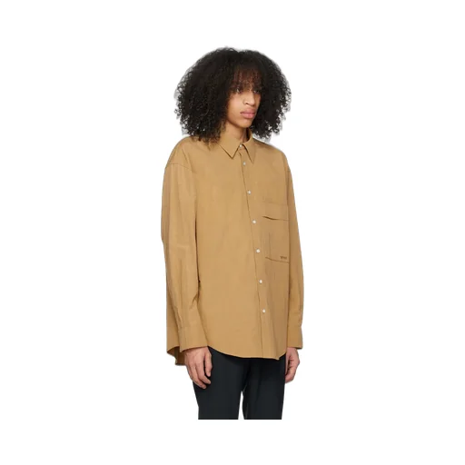 Lapel Long-Sleeved Shirt