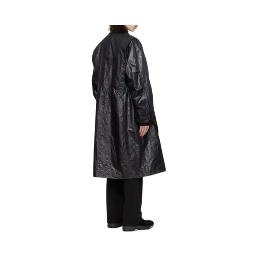 Pleated Lapel Coat