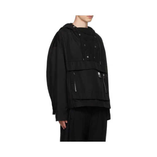 Hooded Long-Sleeved Jacket