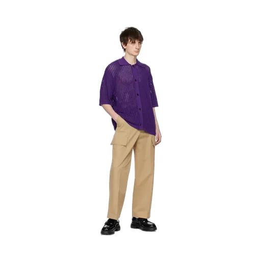 Lapel Short-Sleeved Shirt