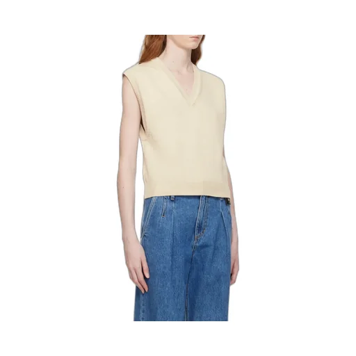 V-Neck Knitted Vest