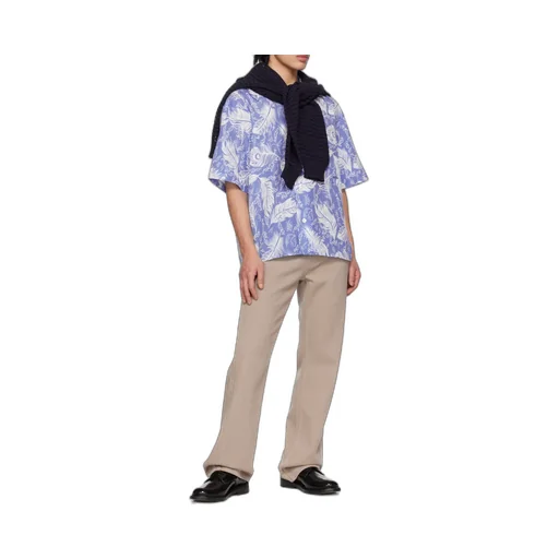 Lapel Short-Sleeved Shirt