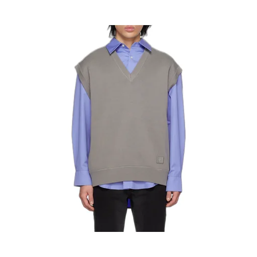V-Neck Knitted Vest