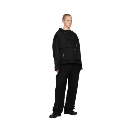 Hooded Long-Sleeved Jacket