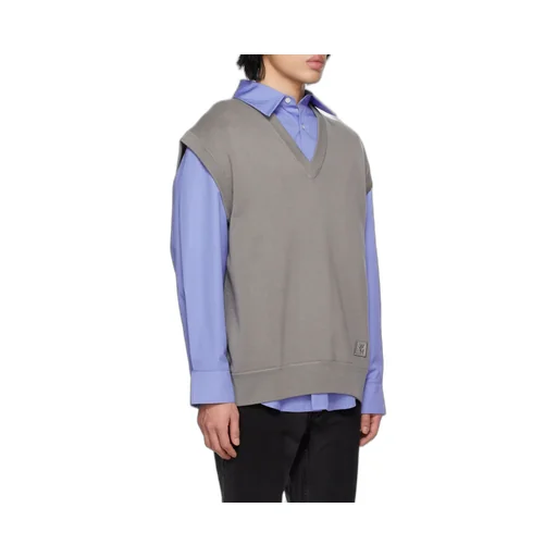 V-Neck Knitted Vest