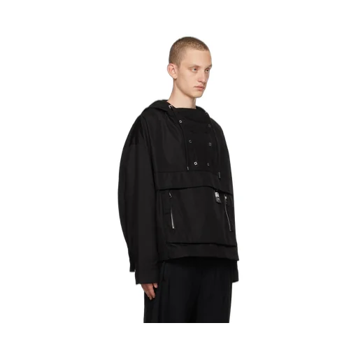 Hooded Long-Sleeved Jacket