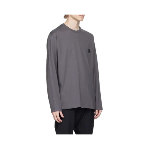 Embossed Long-Sleeved T-Shirt
