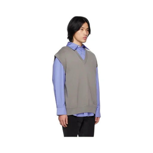 V-Neck Knitted Vest