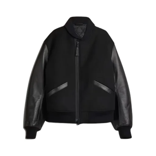 X Yohji Yamamoto Ribbed Bomber Jacket