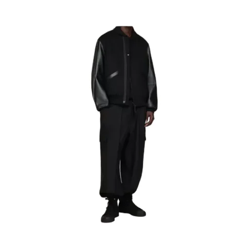 X Yohji Yamamoto Ribbed Bomber Jacket