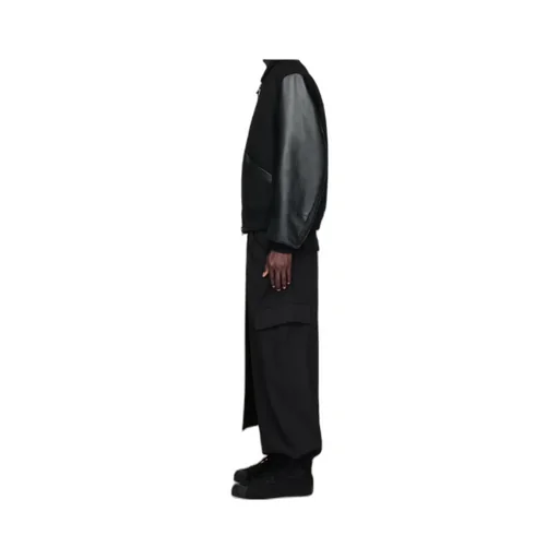 X Yohji Yamamoto Ribbed Bomber Jacket