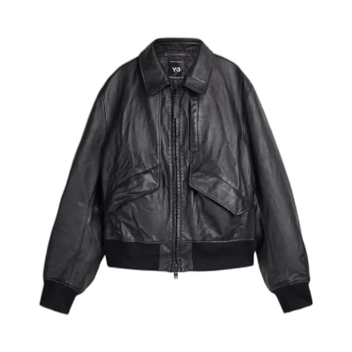 Leather Bomber Jacket
