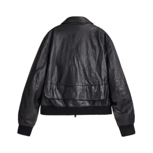Leather Bomber Jacket