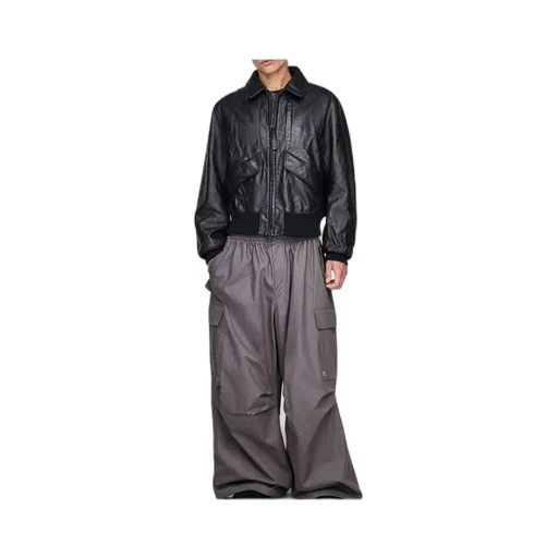 Leather Bomber Jacket