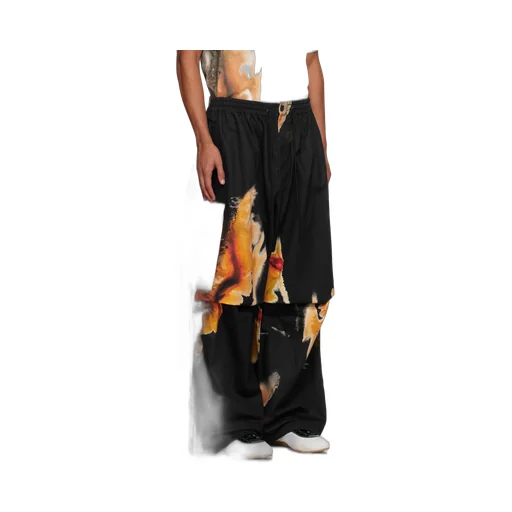 Abstract-Pattern Trousers
