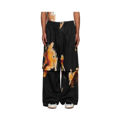 Abstract-Pattern Trousers