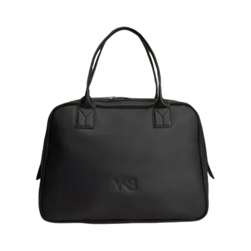 Medium Debossed-Logo Shoulder Bag