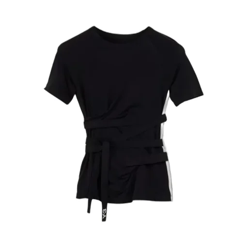 3-Striped Drawstring T-Shirt