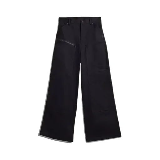 Cargo-Pocket Zip-Detail Trousers