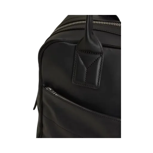 Medium Debossed-Logo Shoulder Bag
