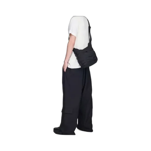 Wrapped-Strap Shoulder Bag