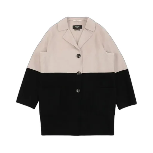 Wool Patchwork Coat
