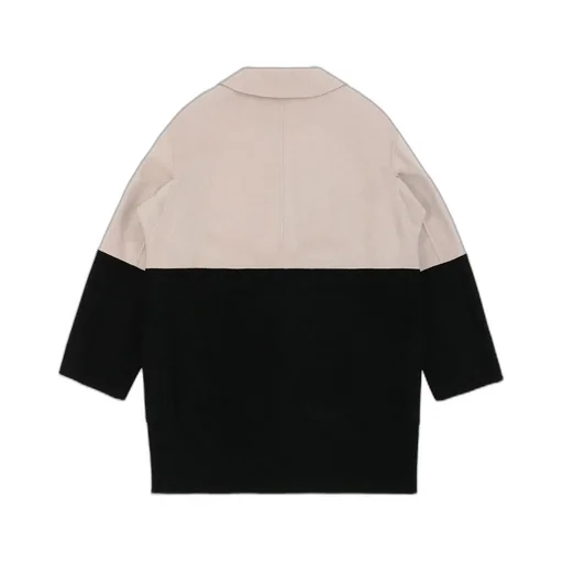 Wool Patchwork Coat