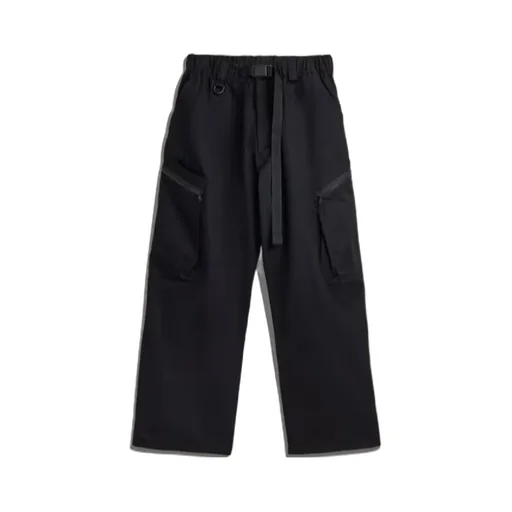 Pleated-Details Cargo Trousers