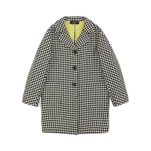 Logo Houndstooth Coat