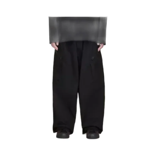 Pleated-Details Cargo Trousers