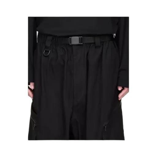 Pleated-Details Cargo Trousers