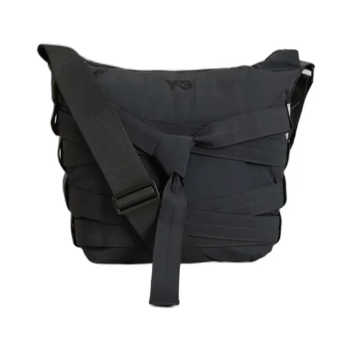 Wrapped-Strap Shoulder Bag