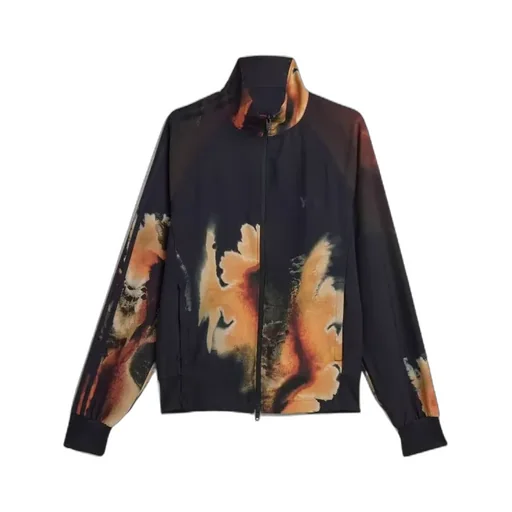 Aop Abstract-Print Zip-Up Jacket
