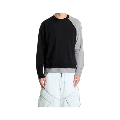 Logo Embossed Crewneck Knitted Jumper