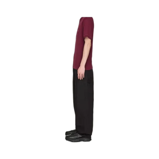 Buckle-Fastening Panelled Trousers