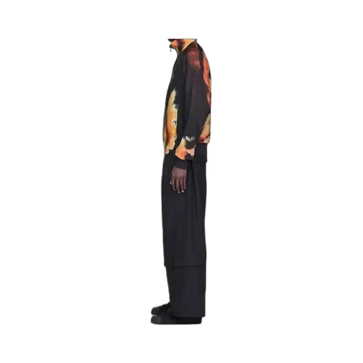 Aop Abstract-Print Zip-Up Jacket