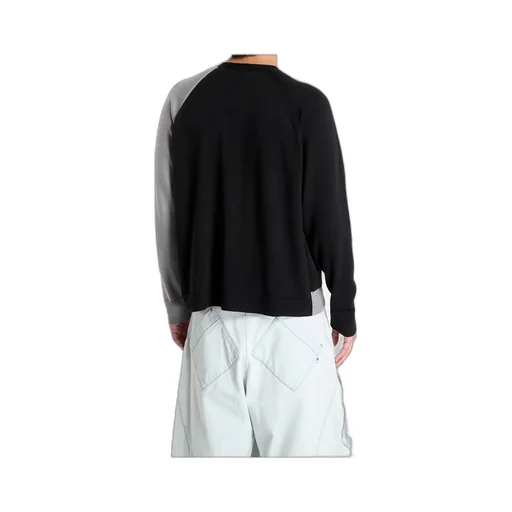 Logo Embossed Crewneck Knitted Jumper