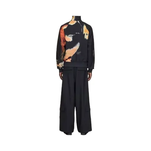 Aop Abstract-Print Zip-Up Jacket