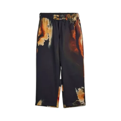 Abstract-Print Trousers