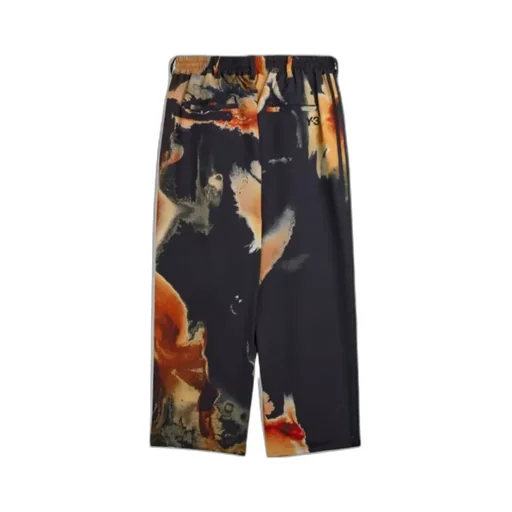 Abstract-Print Trousers