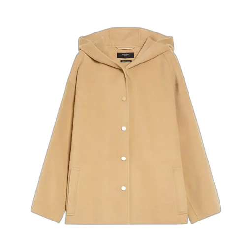 Buttoned Long-Sleeved Coat