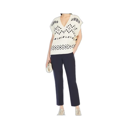 V-Neck Short-Sleeved Vest